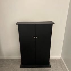 Black cabinet