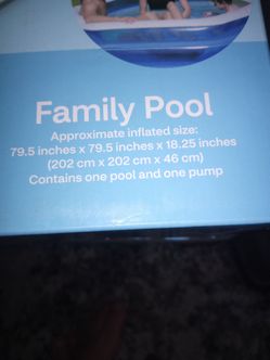 Family pool new