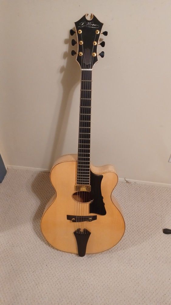 16" Handmade Archtop Guitar Oval SOUND Hole