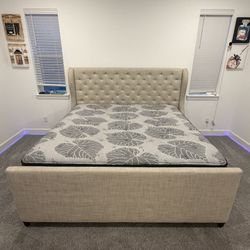 Bed frame With 54in Height Headboard 