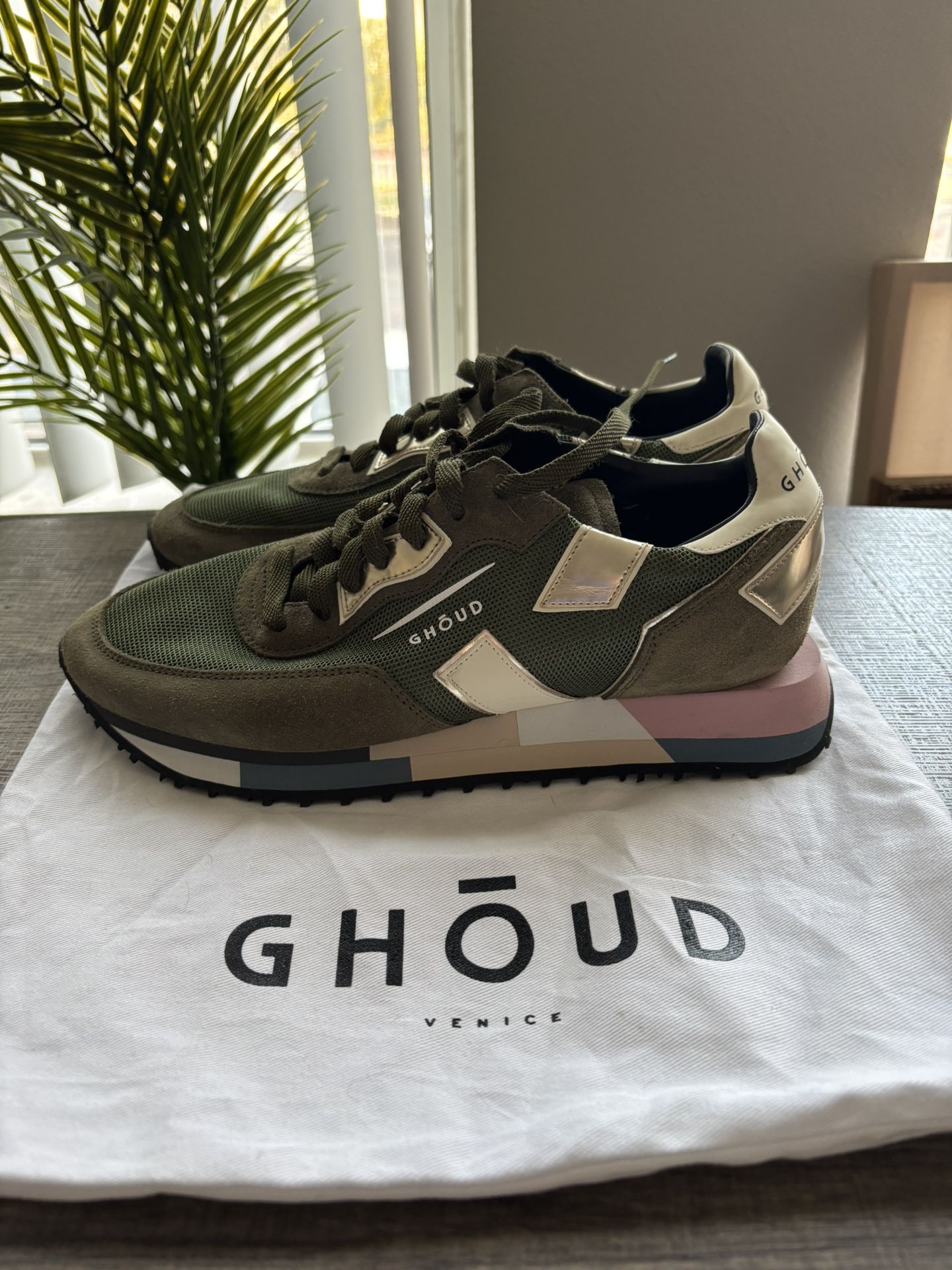 GHOUD VENICE GREEN SNEAKERS 39