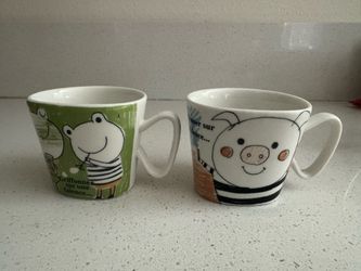 Shinzo Katoh ceramic cups vintage 2009 series