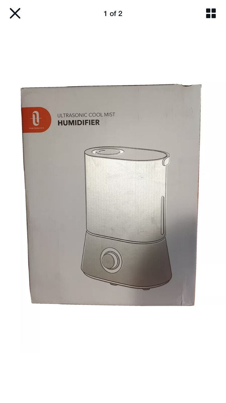 Humidifiers, TaoTronics Cool Mist Humidifier, 4L 26dB Quiet. New open box