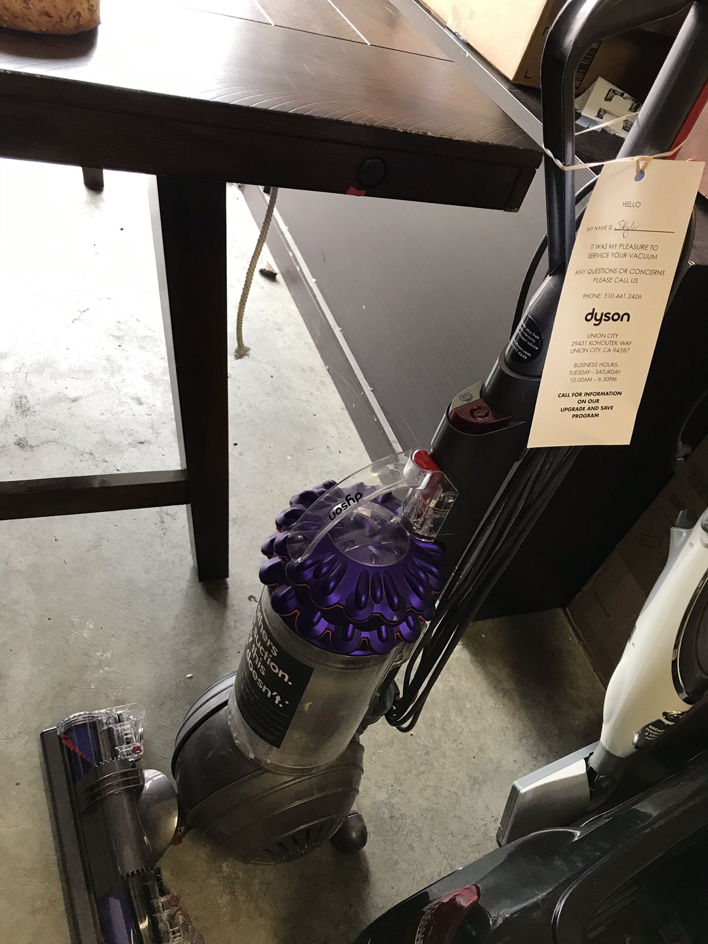 Dyson animal vacuum still under warranty