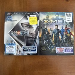 X Men First Class And X Men Days of Future Past Blu Ray