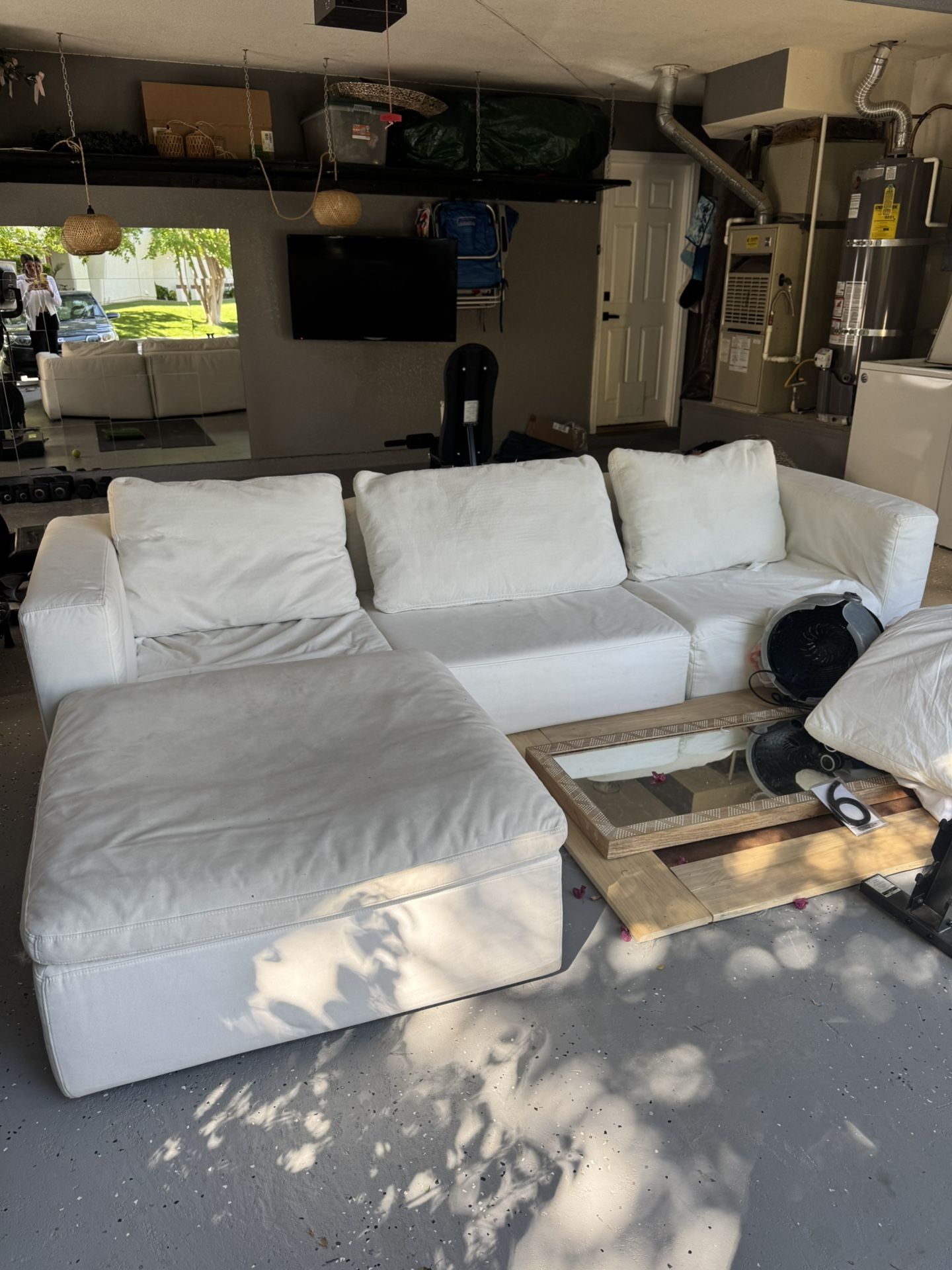 White Sectional Couch