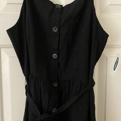 New With Tags - Perfect Black Classy Dress With Decorative Trim