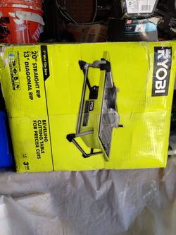 Ryobi 7" wet tile saw