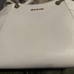 Michael Kors White Purse