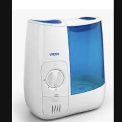 Vicks Warm Moisture Humidifier - White/Blue NEW WITHOUT BOX 