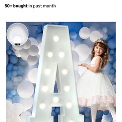 LED letter already built no hustle