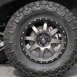 Titan Wheels A Silverado Tundra Ram F-150 Balistic Pro Comp Kmc Method Off Road Rims 