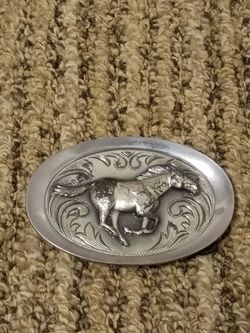 Vintage Horse Belt Buckle