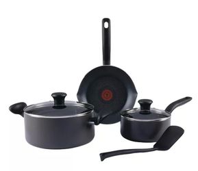 T-Fal Aluminum 6 Piece Cookware Set
