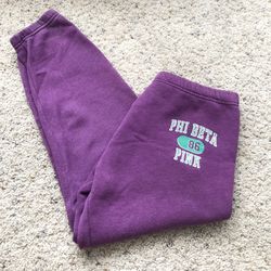 VS Purple Sweat Jogger Pants Size S