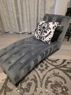 2 Gray chaises, Sofa, Chair, living room, rest.