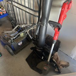 Lawn Mower Leaf Blower And Weedeater