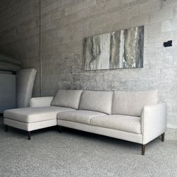 Small Beige Sectional 