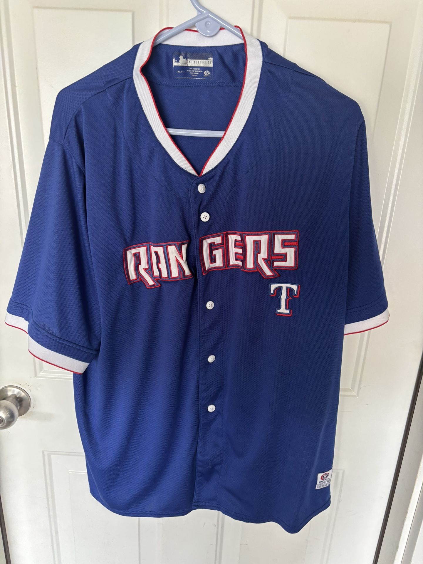 Texas Rangers 2XL Baseball Jersey
