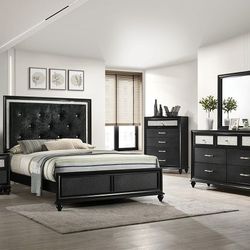 Brand New Queen Size Bedframe/Dresser with Mirror & Nightstand 