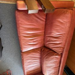 Leather couch