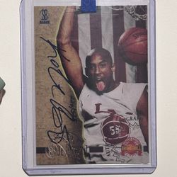 1996 Signed KOBE BRYANT ROOKIE 1996 Score Board FULL NAME  AUTOGRAPH #/390