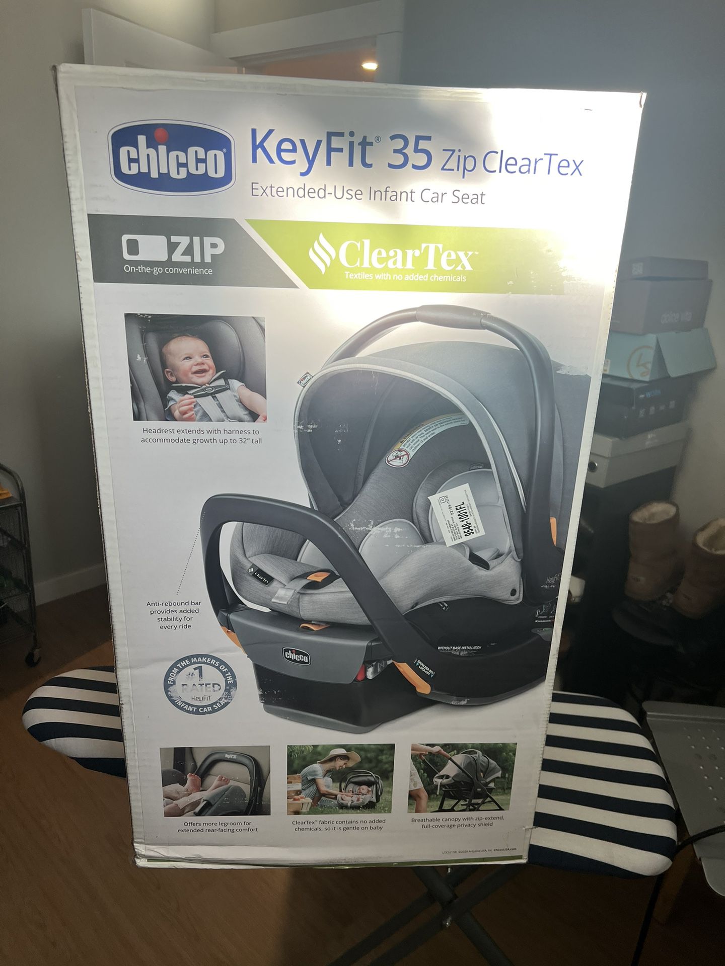 chicco KeyFit 35 Zip ClearTex Infant Car Seat