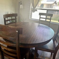  Beautiful Round Table With 5 Chairs