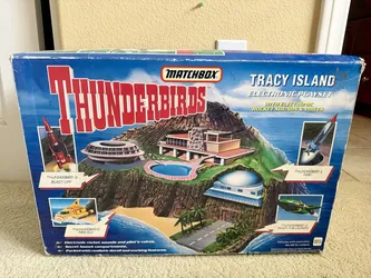 1994 Matchbox Thunderbirds Tracy Island - Tested and Working (READ)