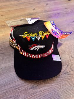 Vintage Logo Athletic Denver Broncos Super Bowl XXXIII Champions Hat