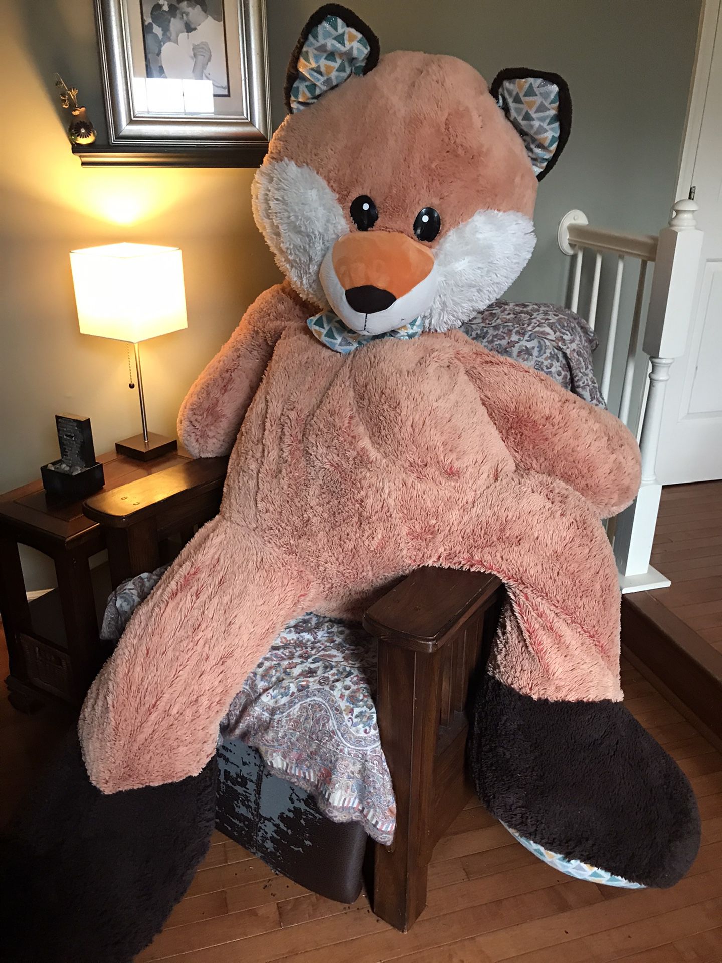 Large Stuffed Fox, 6 Feet Tall