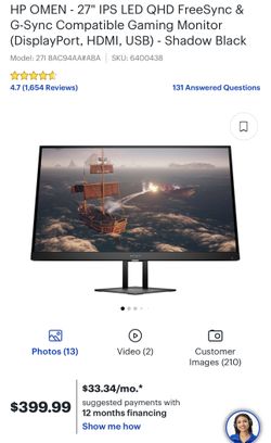 Selling My Gaming Monitor 1440p 165hz