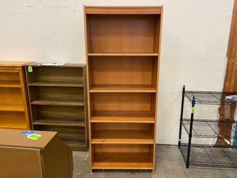 Classic Wooden 5 Shelf Bookcase
