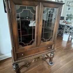 1929 Antique China Cabinet