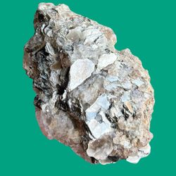 Mica, Phlogopite And Quartz Specimen. Rocks Minerals Crystals Gemstones