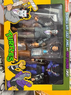 TMNT Business Suit Casey Jones & Foot Soldier Action Figure Set