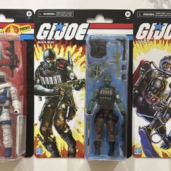 GI Joe 6” Figures Brand New Cobra Eel Snow Serpent Breach Head 