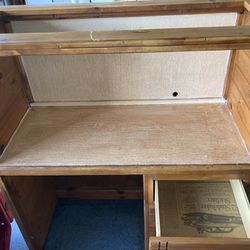 Wooden Desk/ Drawer