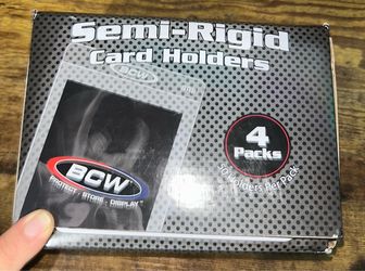 BCW Semi-Rigid Card Holder #2 183ct W/ 150+ penny sleeves