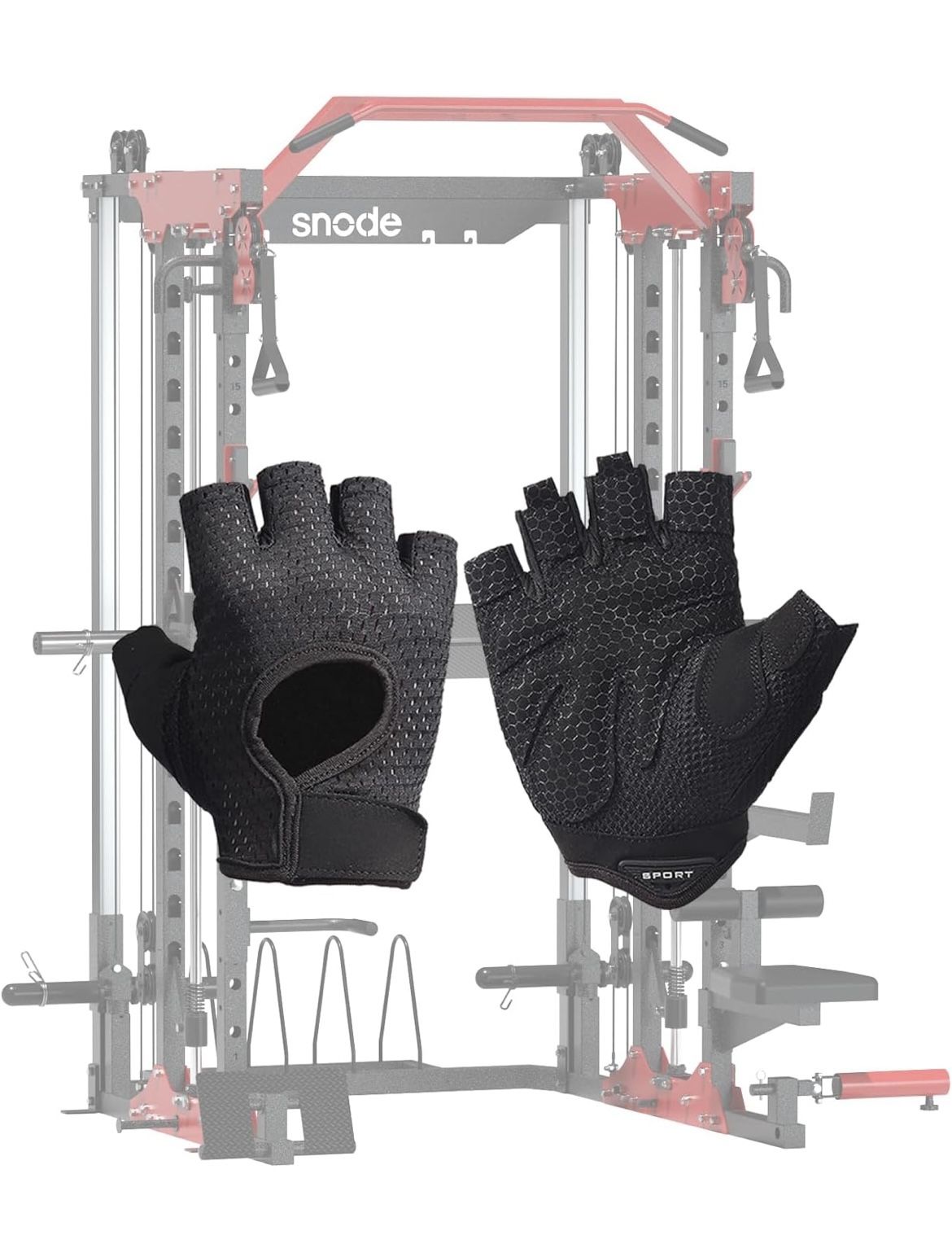 Black Workout Gloves Gym Brand New