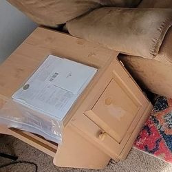 Free! Side Table With Cabinet 