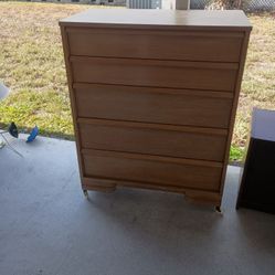 Dresser with wheels