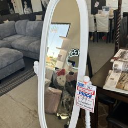 Oval Standing Mirror