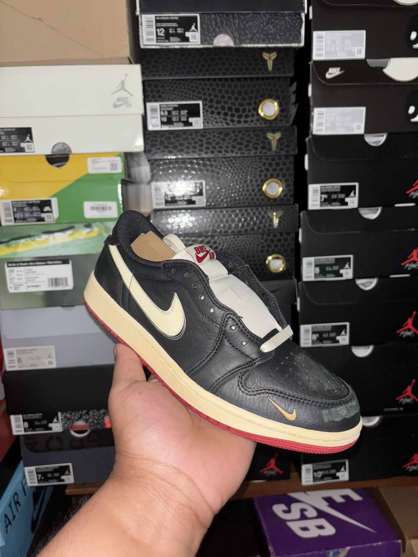 Jordan 1 Low Nigel Sylvester Better With Time Sizes 7.5M 10M 10.5M 12M 13M 14M