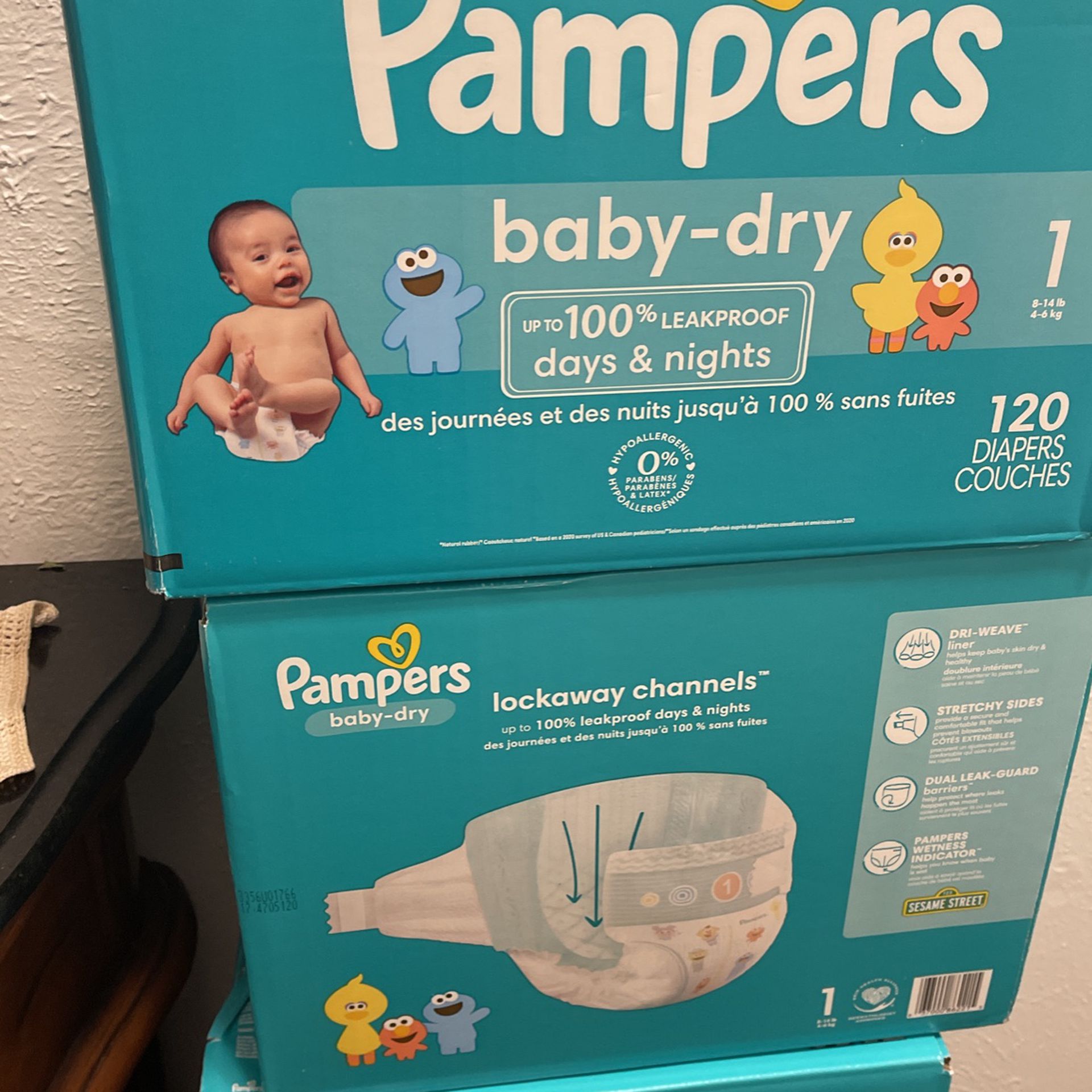 Pampers diapers $20