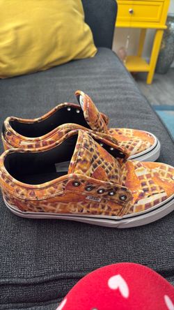 Vans Slip-On Sneakers Waffle Print