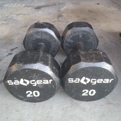 Pair 20 lbs Dumbbells $35.