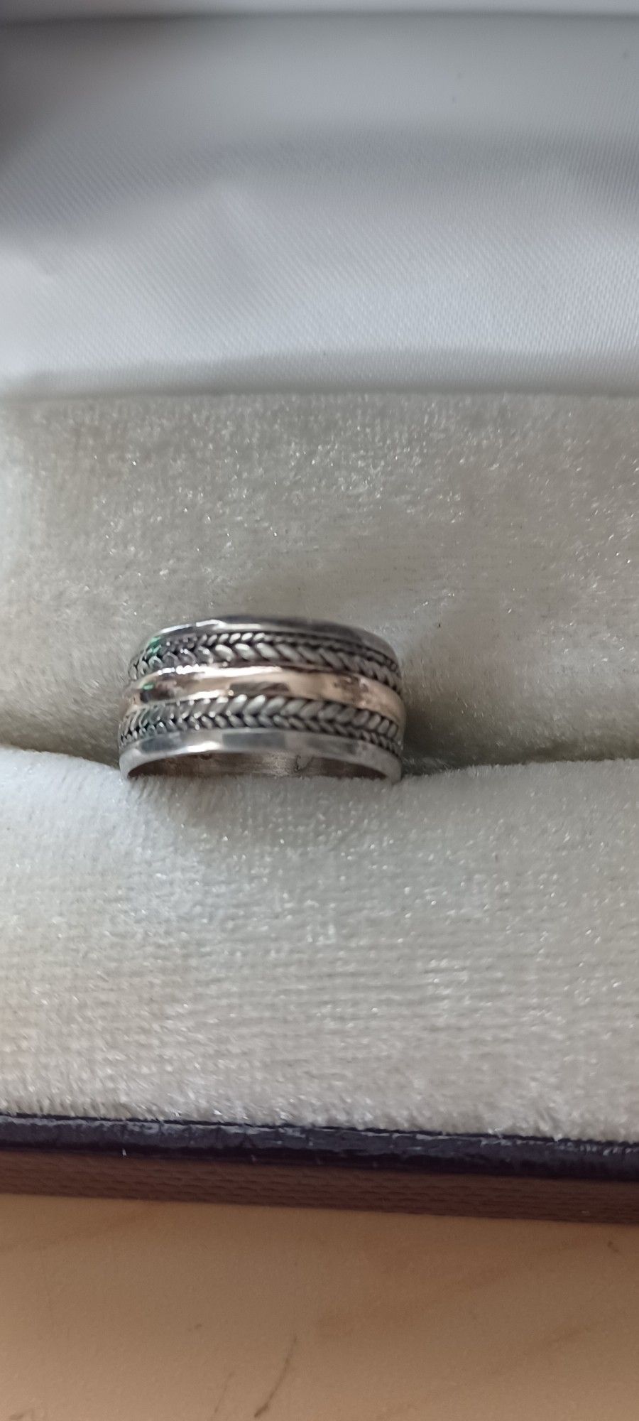 Vintage Sterling Silver Band Ring Women's Size 7