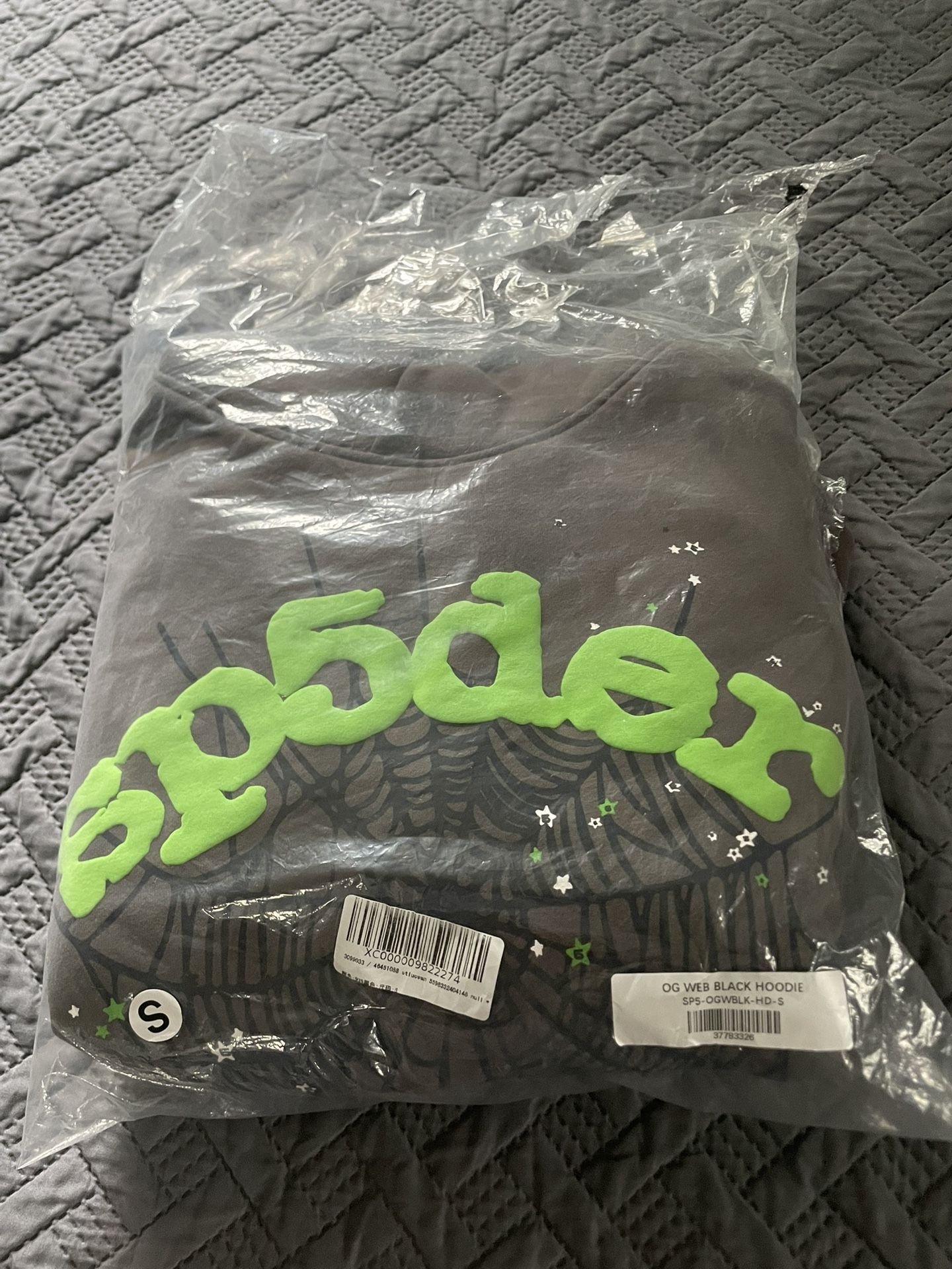 never worn yellow spider hoodie