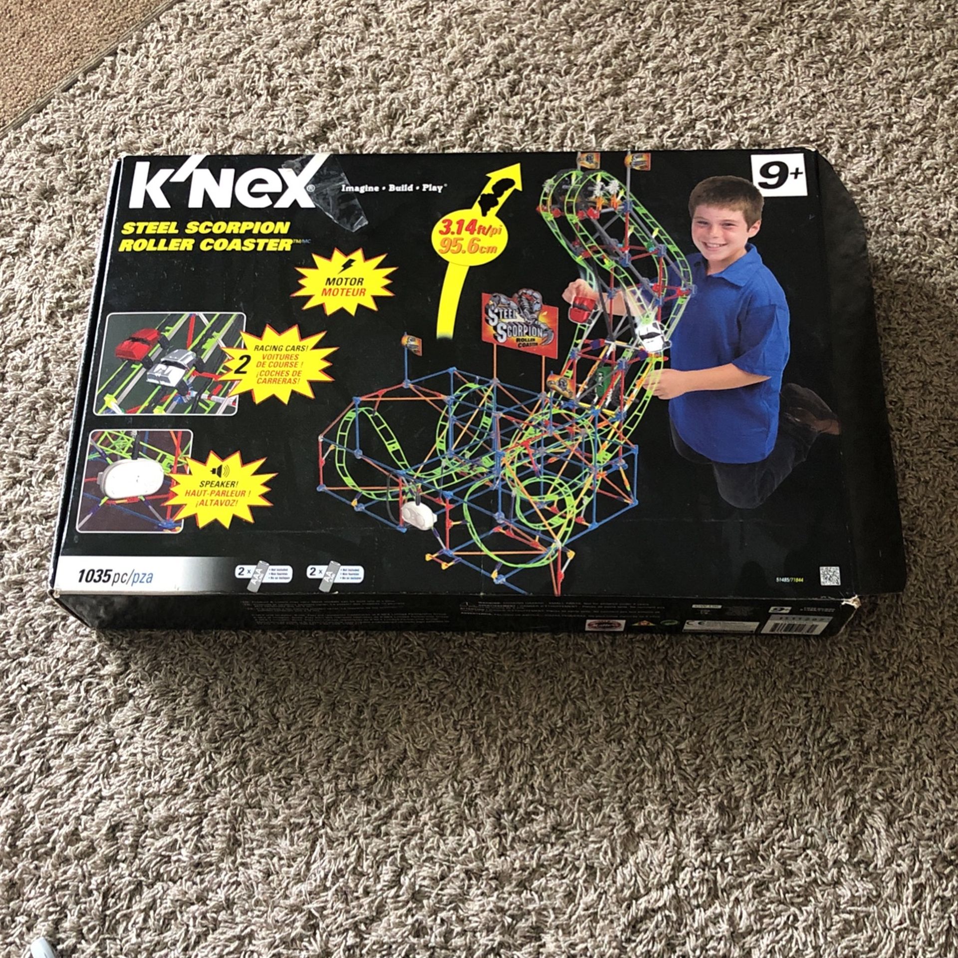 Knex Steel Scorpion Roller Coaster